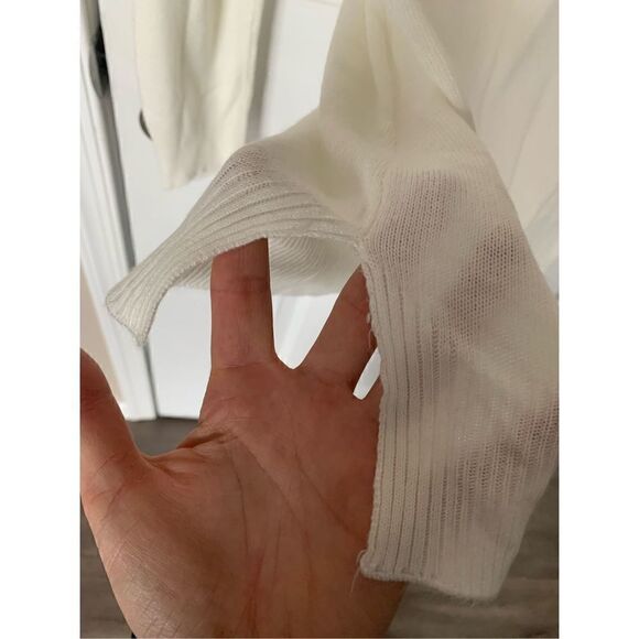 Evan picone white sweater size small - Picture 5 of 5